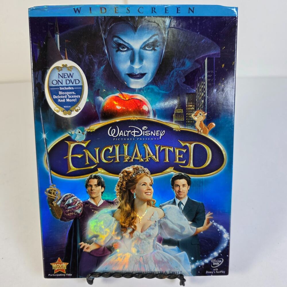 Disney Enchanted DVD Widescreen Amy Adams Patrick Dempsey NEW Factory Sealed
